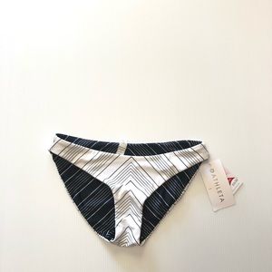 Athleta Black/White Bikini Bottoms